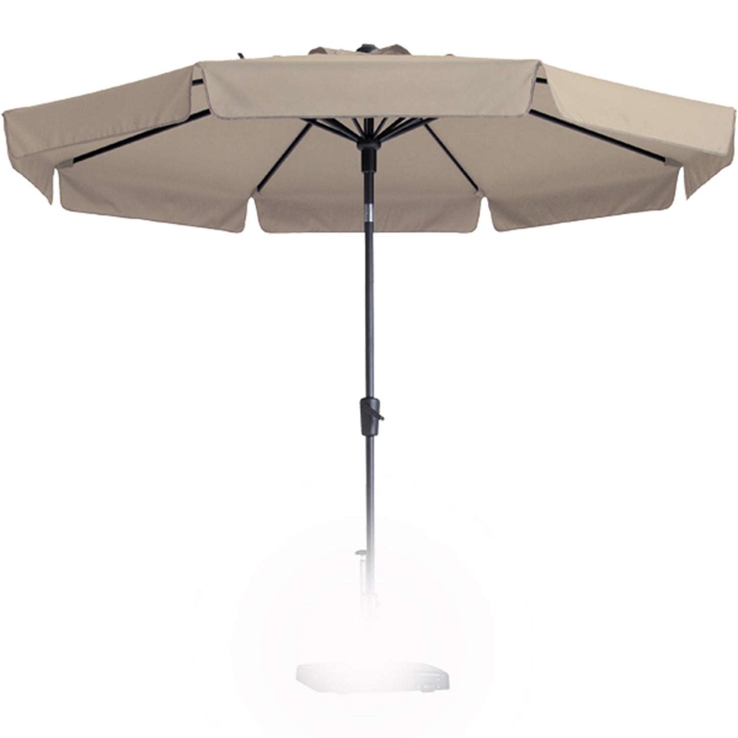 Madison parasol flores 300cm draai volant ecru