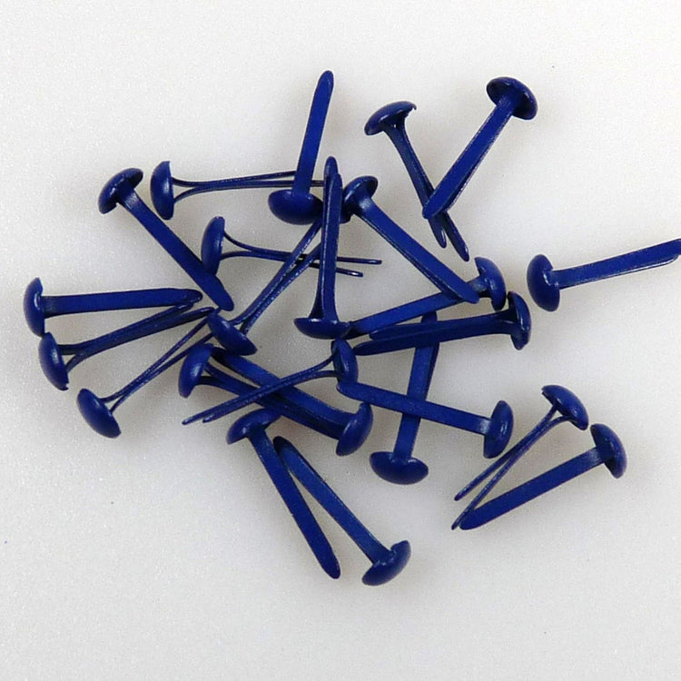 Nellie's choice • floral brads 3mm (40stuks pkg) dark blue 2945u