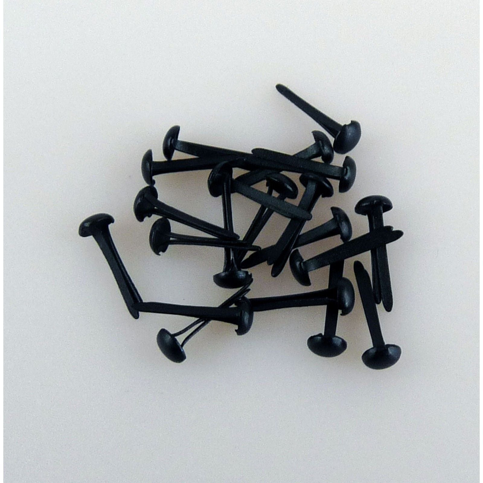 Nellie's choice • floral brads 3mm (40stuks pkg) black