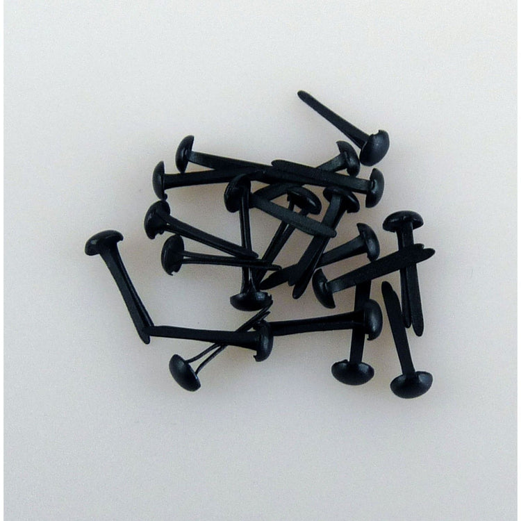 Nellie's choice • floral brads 3mm (40stuks pkg) black