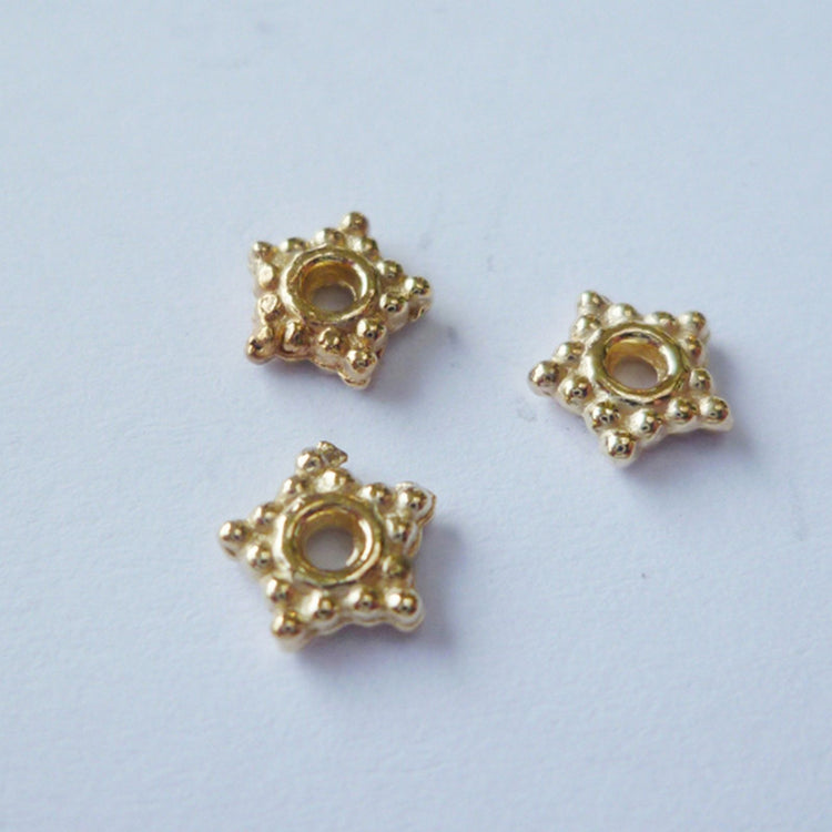 Nellie's choice • floral spacers 20stuks gold nr. 7