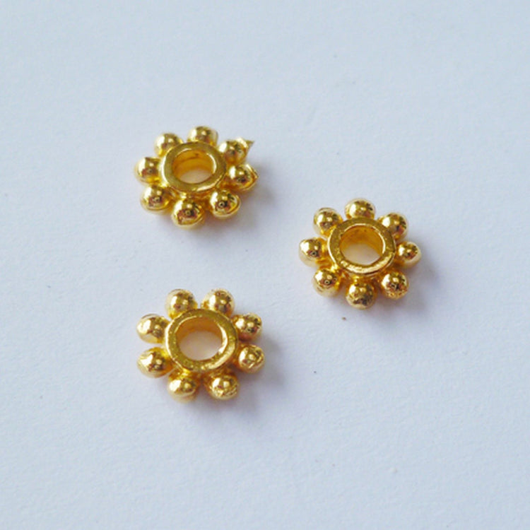Nellie's choice • floral spacers 20stuks gold nr. 11