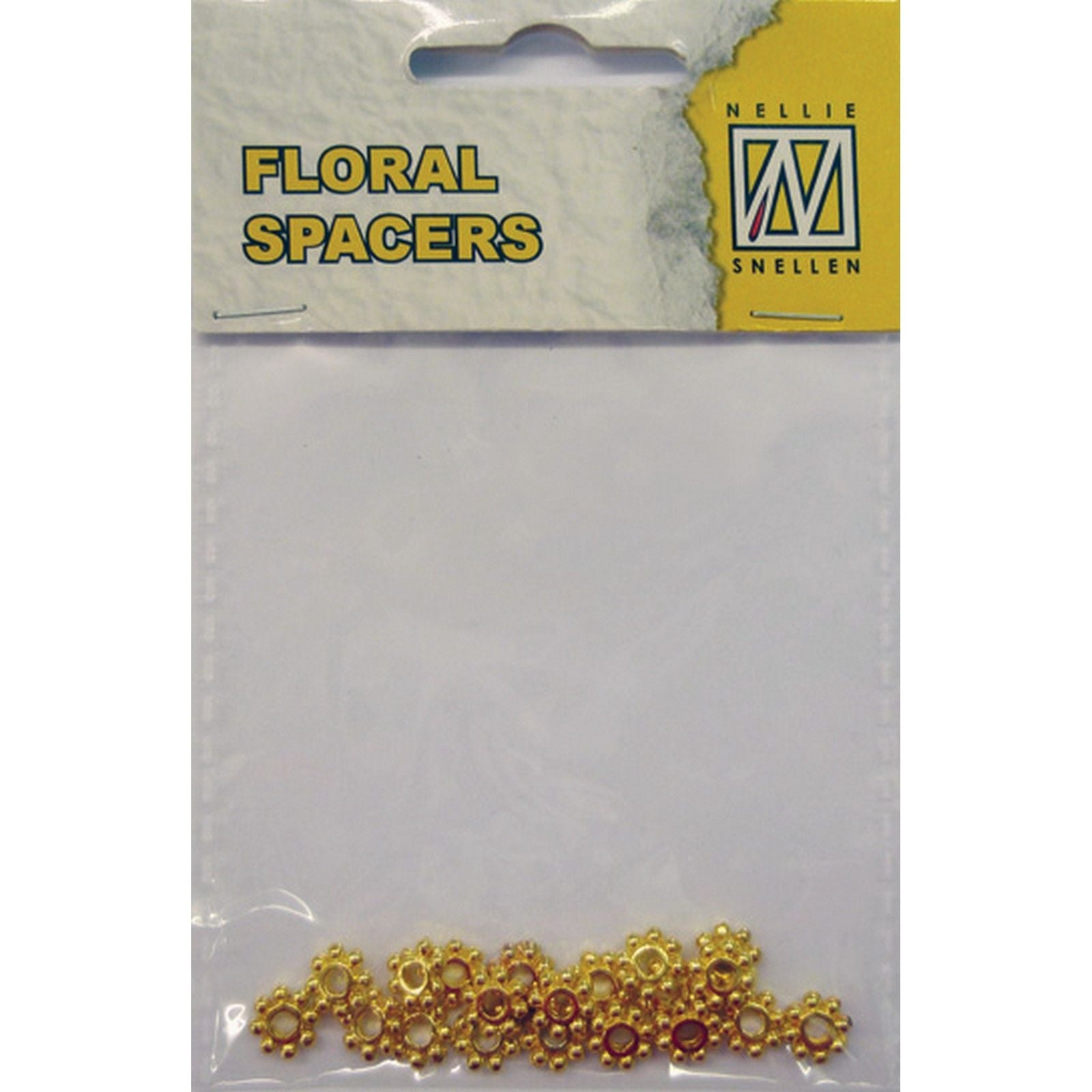 Nellie's choice • floral spacers 20stuks gold nr. 11