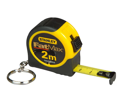 Stanley handgereedschap fatmax rolbandmaat 2m sleutelhanger - fmht1-33856