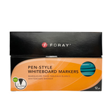 Foray whiteboard markers pen style green 12 stuks - afbeelding 2