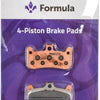 Formula cura 4 sintered metal disc brake pads