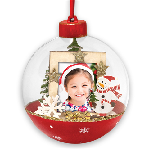 Zep Foto Kerstbal Loek LS448 3,5x4,5 �10 cm