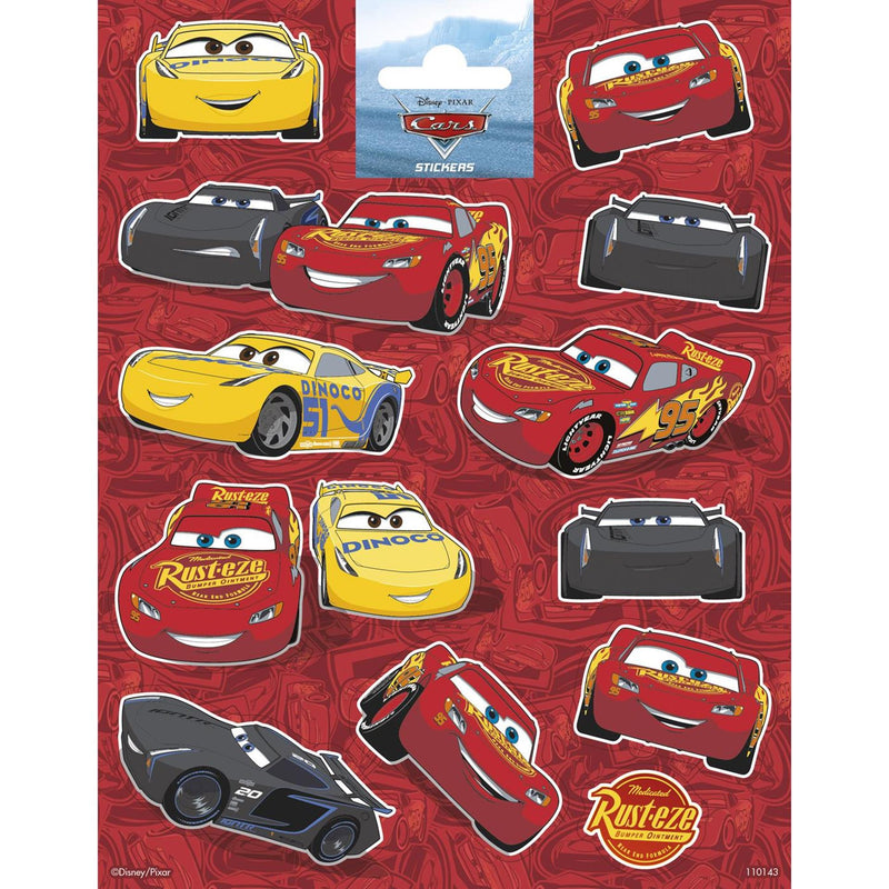 Totum stickervel cars