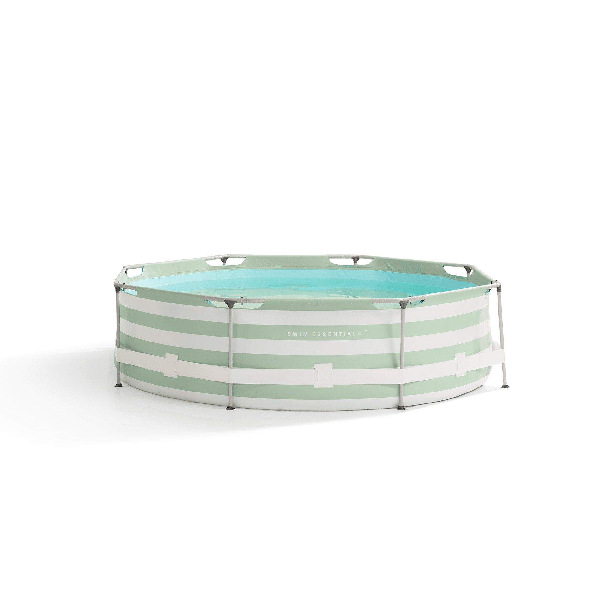 Essence | groen wit opzet zwembad rond 305x76 cm incl. accessoires