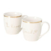 Boltze home mok davina be happy smile goud 400ml