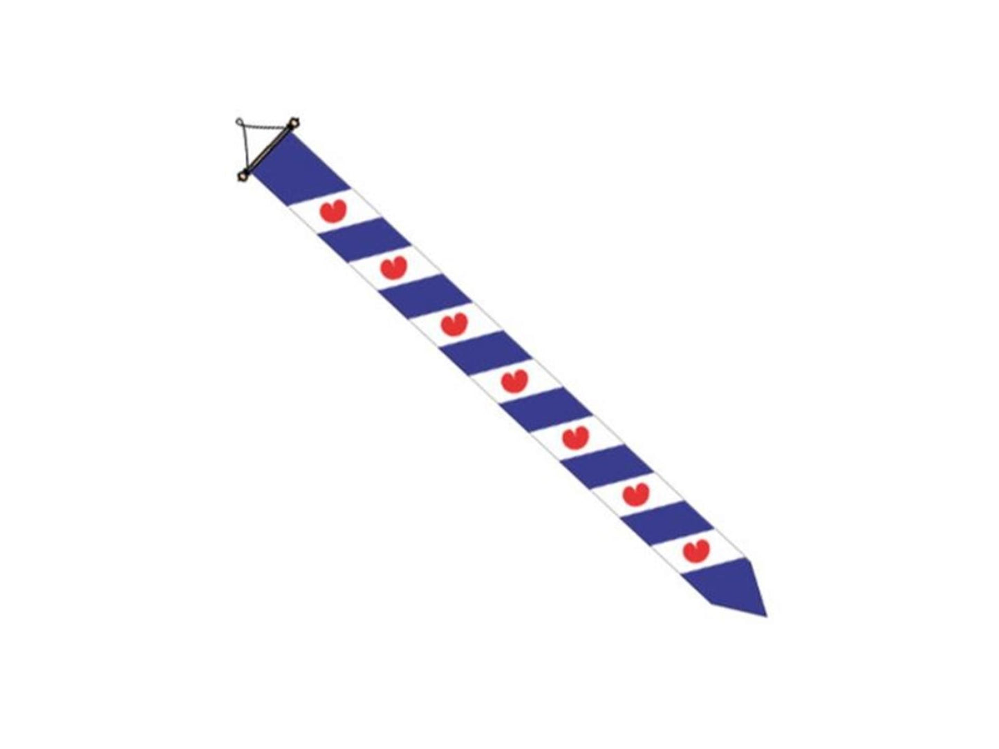 Gebro toys wimpel friesland 25x300cm wimpel friesland 25x300cm