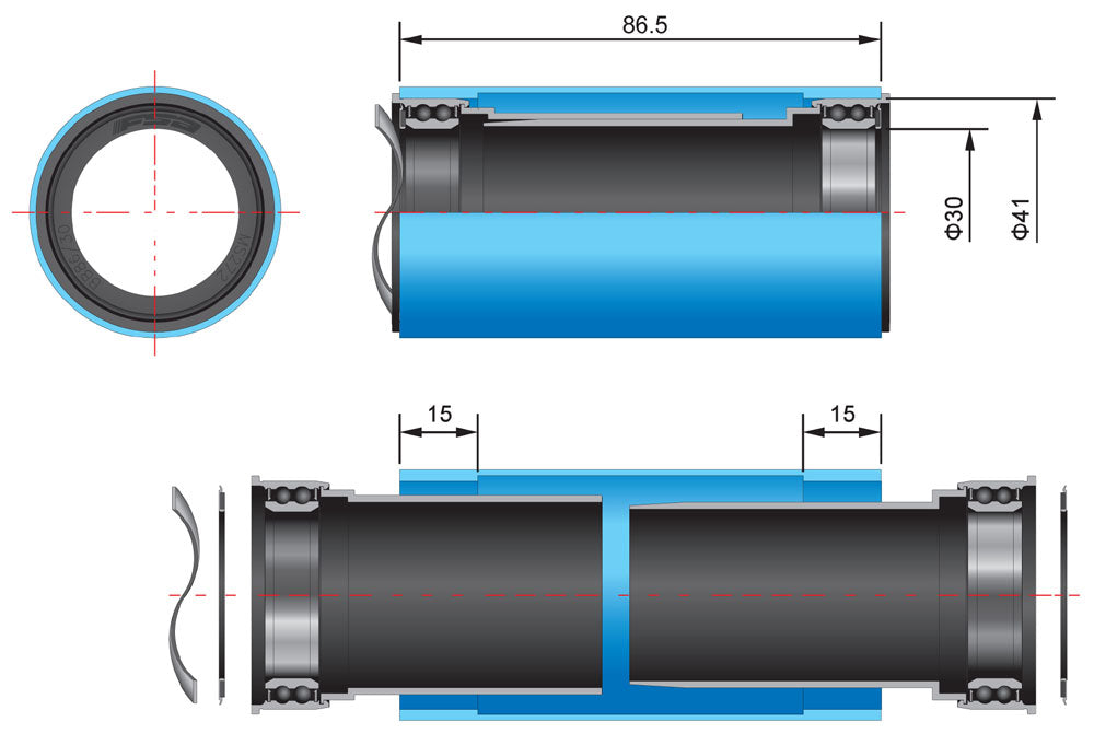Fsa bb386evo to bb86 bottom bracket