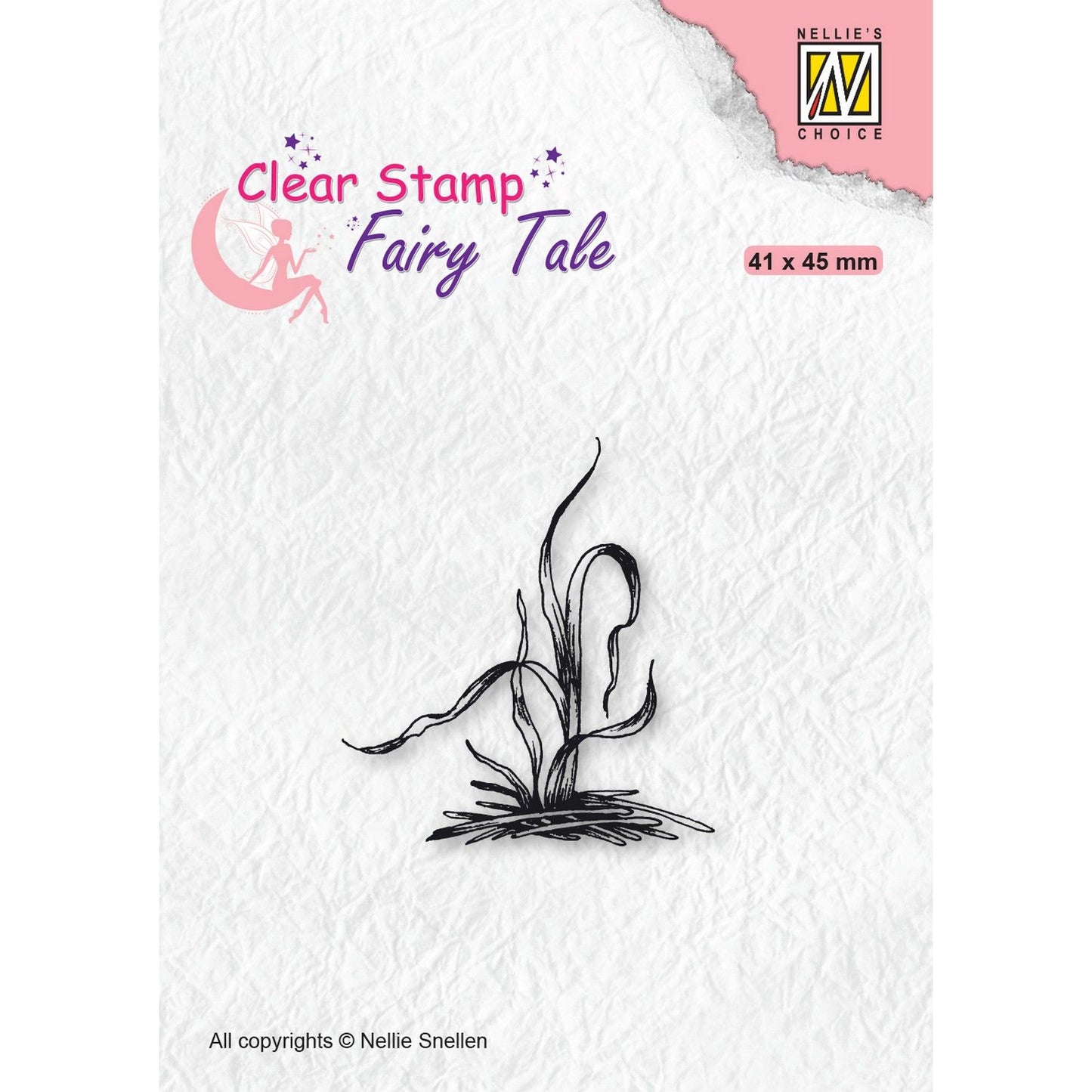 Nellie's choice • fairy tale clear stempels grass