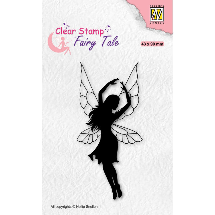 Nellie's choice • fairy tale clear stempels dancing elf-2