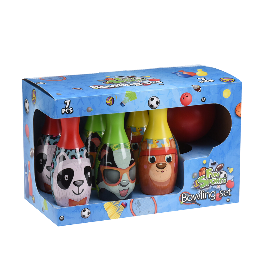 Bongers speelgoed fun sports bowling set 7-delig
