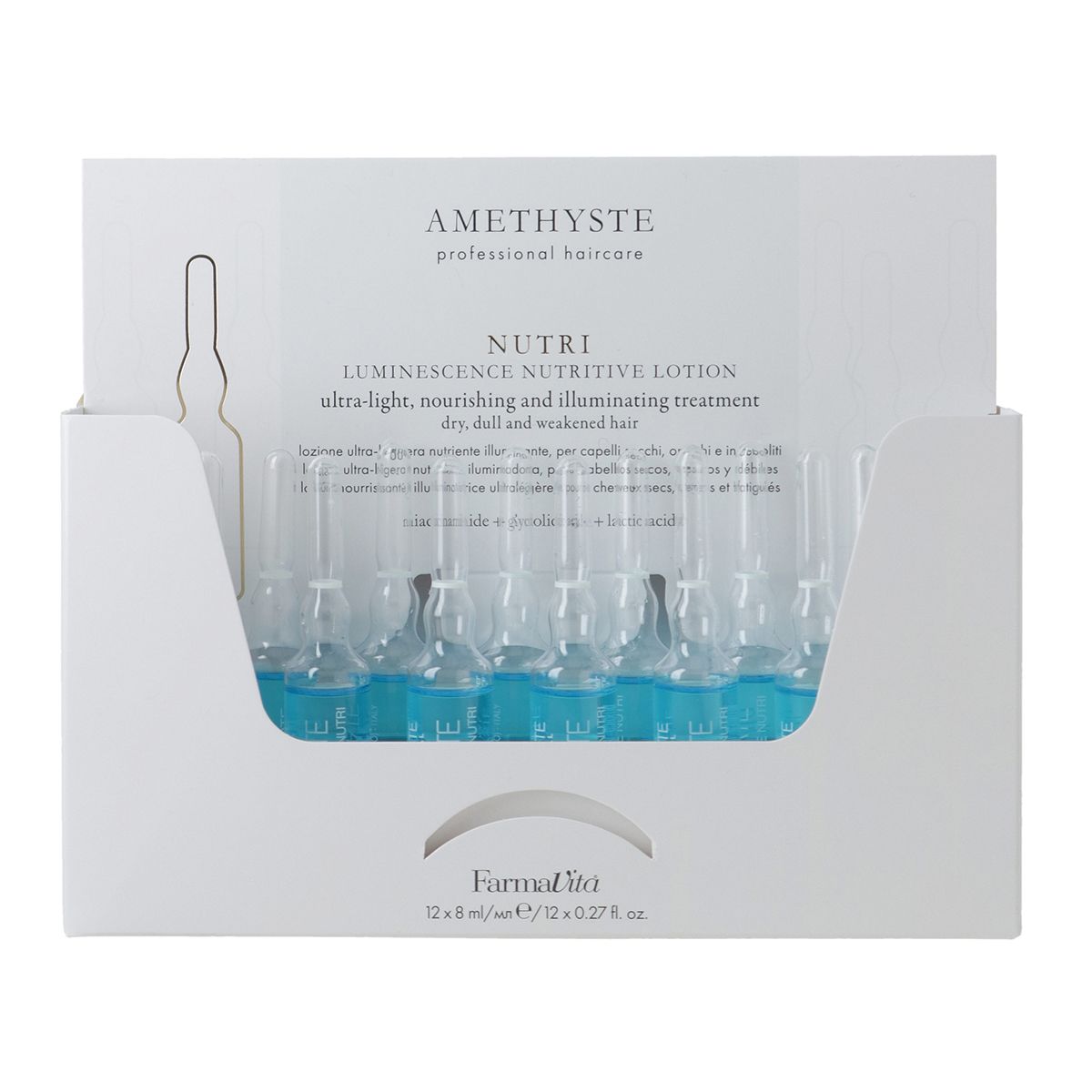 Farmavita amethyste nutri luminescence nutritive lotion 10x10ml