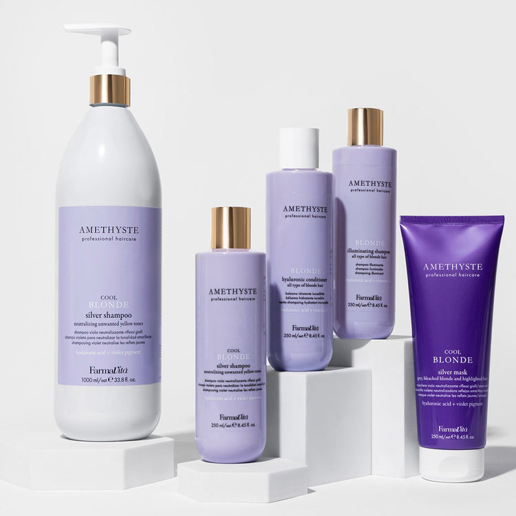 Farmavita amethyste cool blonde silver masker 250ml