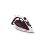 Tefal fv5714 easygliss plus stoomstrijkijzer 2400w bordeaux wit