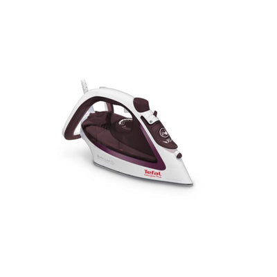 Tefal fv5714 easygliss plus stoomstrijkijzer 2400w bordeaux wit