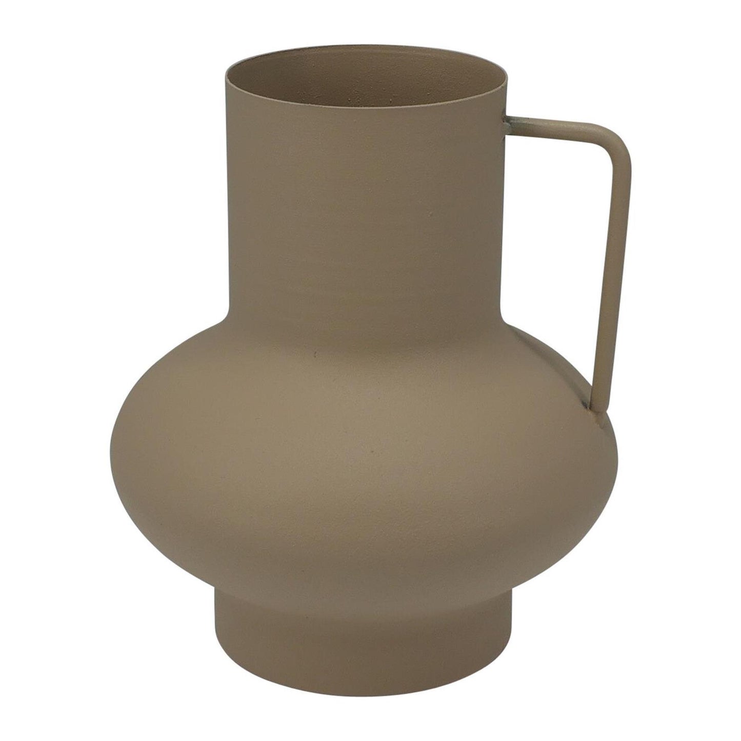 Home styling vaas zink zandkleur 15cm