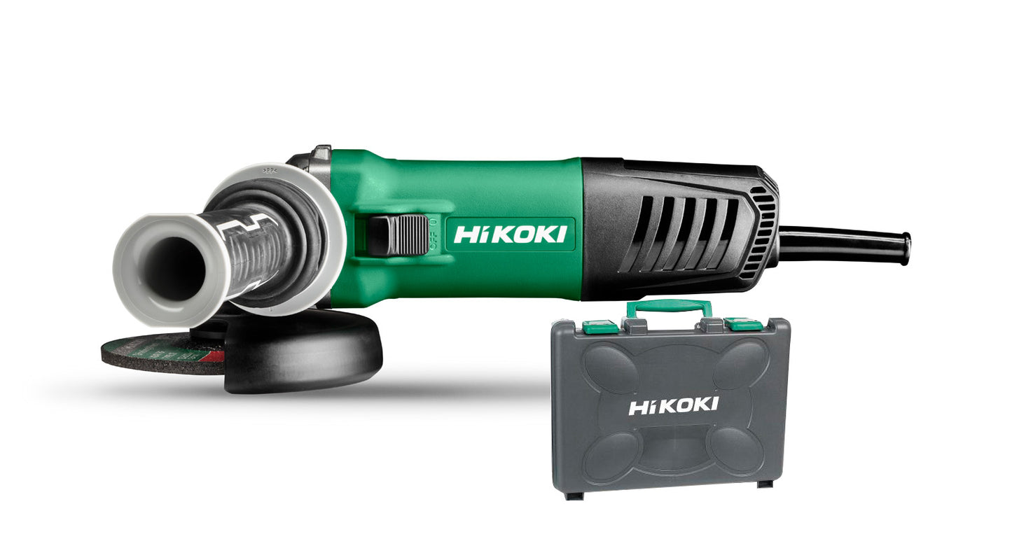 Hikoki g13sb4y2z haakse slijpmachine 125mm 1. 400 w met anti-vibratie handgreep - g13sb4y2z