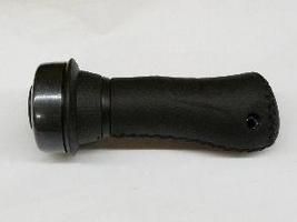 Gazelle Handvat links 100 mm met draaibel zwart Aero leder