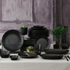 Güral serviesset black mat 24-delig