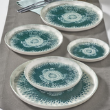 Güral serviesset green drop 24-delig - afbeelding 1