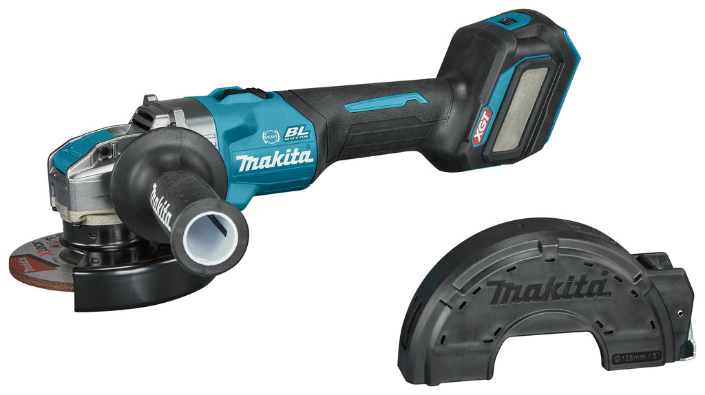 Makita ga041gz | 40 v max | haakse slijper | 125 mm | x-lock | body | zonder accu's en lader | met vastzetschakelaar - ga041gz