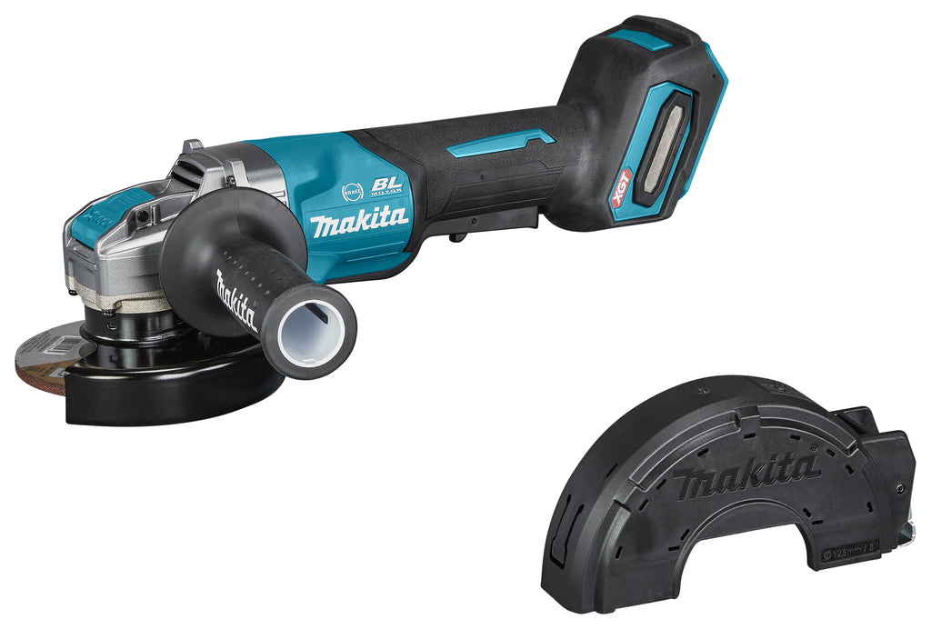 Makita ga047gz | 40 v max | haakse slijper | 125 mm | x-lock | body | zonder accu's en lader | met veiligheidsschakelaar - ga047gz