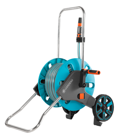 Gardena slangenwagen aquaroll m set (turquoise grijs, 18513-20)