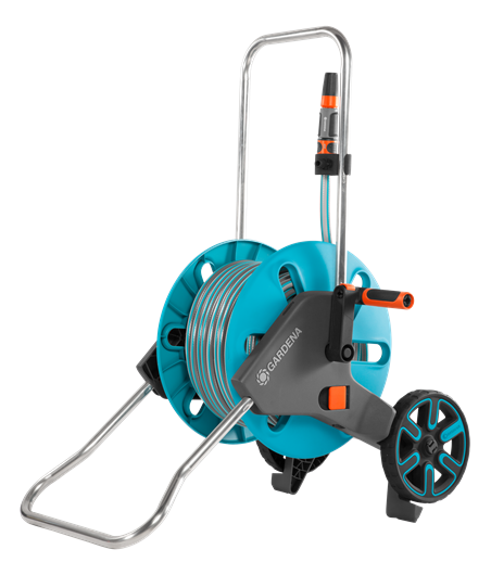 Gardena slangenwagen aquaroll m set (turquoise grijs, 18513-20)