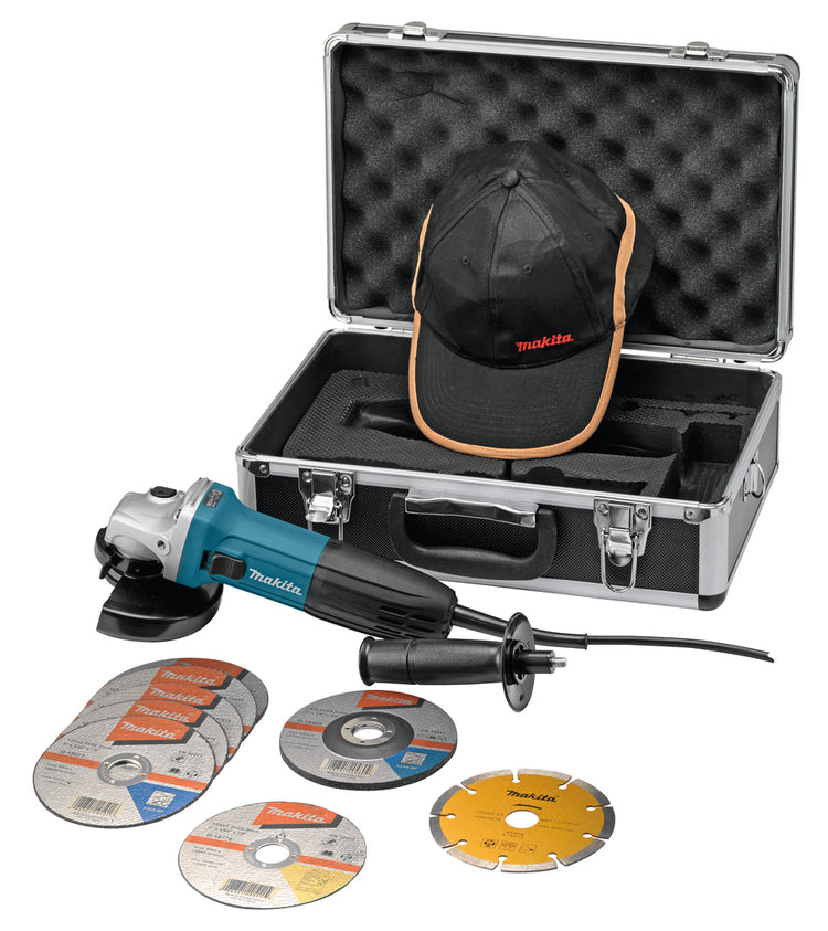 Makita ga5030rsp2 | haakse slijper | 230 v | 125 mm | in koffer, acc. set - ga5030rsp2