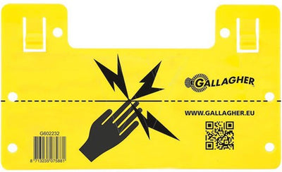 Gallagher eu waarschuwingsbordje (universeel) (1) - 075881 075881