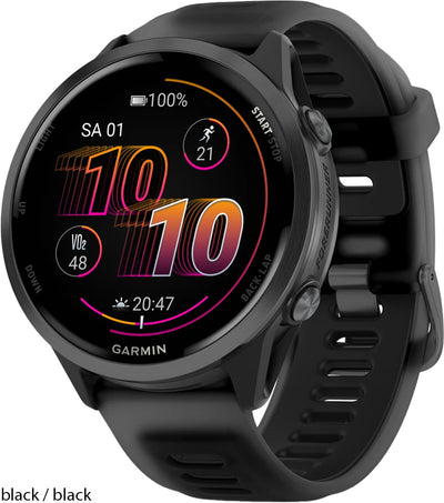 Garmin forerunner 570 - 47mm gps multisport smartwatch | schwarz schwarz