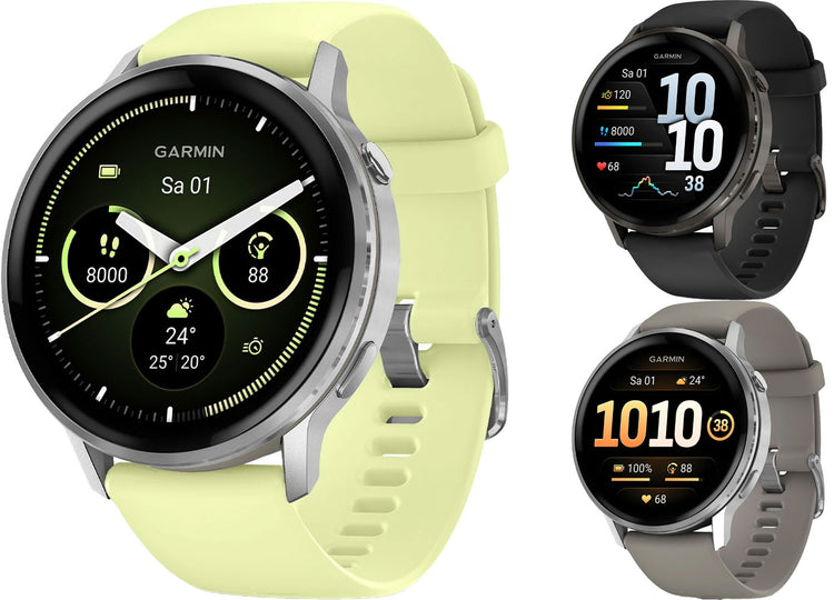 Garmin venu® 4 - 45 mm gps multisport smartwatch | schwarz silber