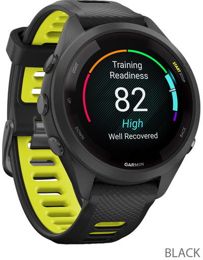 Garmin forerunner 265s - 41mm gps multisport smartwatch | steinweiss schwarz