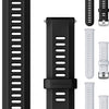 Garmin forerunner® 955 965 silicone band 22mm | white grey slate