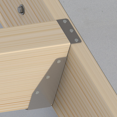 Gb balkdrager s-kl 71x196 verzinkt | 10 stuks - 094560010