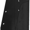 Gb balkdrager s-zl 46x96 dikte 1,5mm epoxy zwart etiket | 10 stuks - 095112