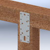 Gb koppelplaat 250x46x2.5 sendzimir verzinkt etiket | 1 stuk - 17217012