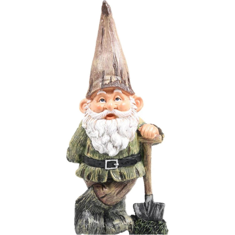 Season inspired decoration tuinkabouter met schep 18x12x39cm