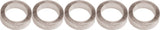 Gebhardt  bladbout alu 5mm+moer voor baanblad, zilver (per 5) - afbeelding 1