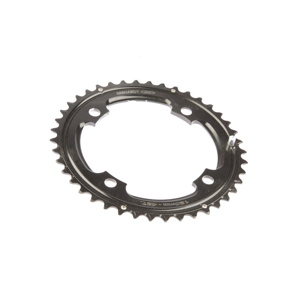 Gebhardt  kettingblad cnc truvativ gxp 42t ø120mm 4arm, zwart