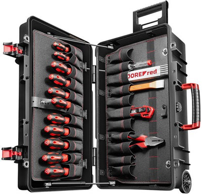 Gedore gereedschapset meister xxl | in verrijdbare thought case | 124-delig - 3301641