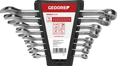 Gedore r09105008 | ringsteeksleutelset | 8 - 19 mm | metrisch | 8-delig - 3300988