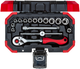 Gedore red r49003016 16-delige dopsleutelset - 1 4''