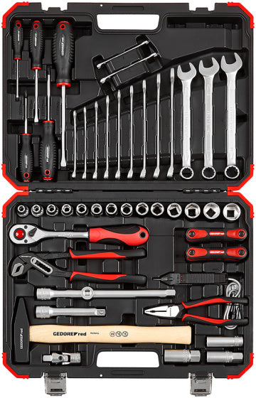 Gedore red Gereedschapskoffer met Handgereedschap 61-delig