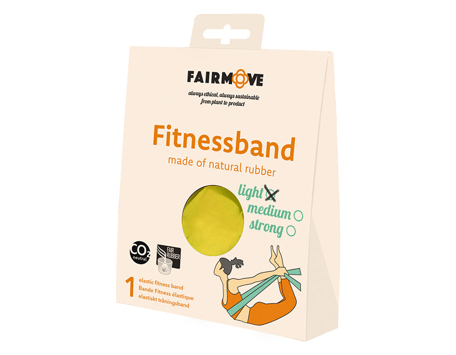 Fairzone fitnessband - light - geel