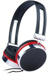 Enzo gembird stereo hoofdtelefoon zwart rood - afbeelding 1